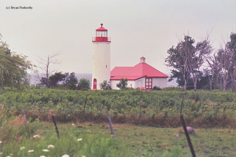 Photo of the Nine Mile Point Lighthouse.