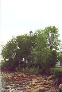 Great shoreline shot of the lighthouse.