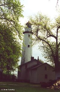 Lighthouse and keeper