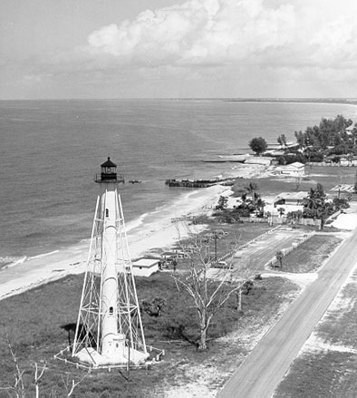 U.S. Coast Guard Archive Photo of the Boca Grande Rear Range Lighthouse