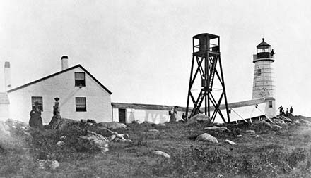 U.S. Coast Guard Archive Photo of the Eastern Point Lighthouse