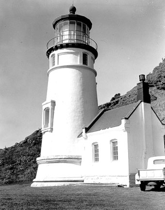 U.S. Coast Guard Archive Photo of the Heceta Head Lighthouse