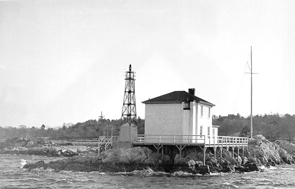 U.S. Coast Guard Archive Photo of the Ida Lewis Lighthouse