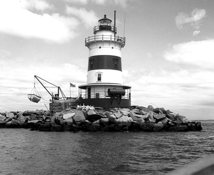 U.S. Coast Guard Archive Photo of the Latimer Reef Lighthouse