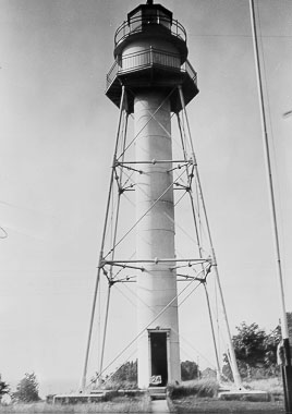 U.S. Coast Guard Archive Photo of the Plum Island Rear Range Lighthouse