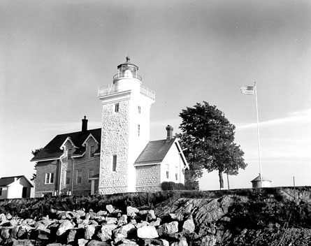 U.S. Coast Guard Archive Photo of the Thirty Mile Point Lighthouse