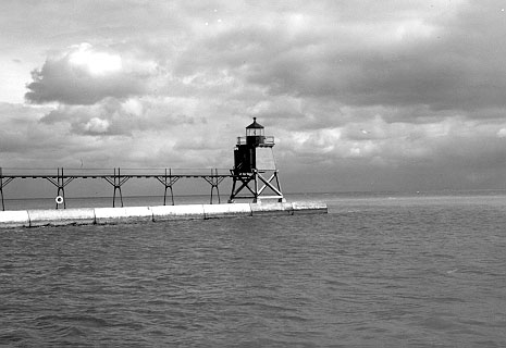 U.S. Coast Guard Archive Photo of the Two Rivers Lighthouse