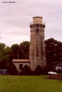 The Erie Land Light without a lantern room.