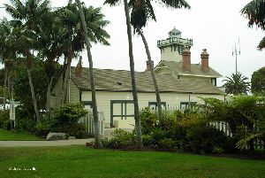 Rear view of the lighthouse.