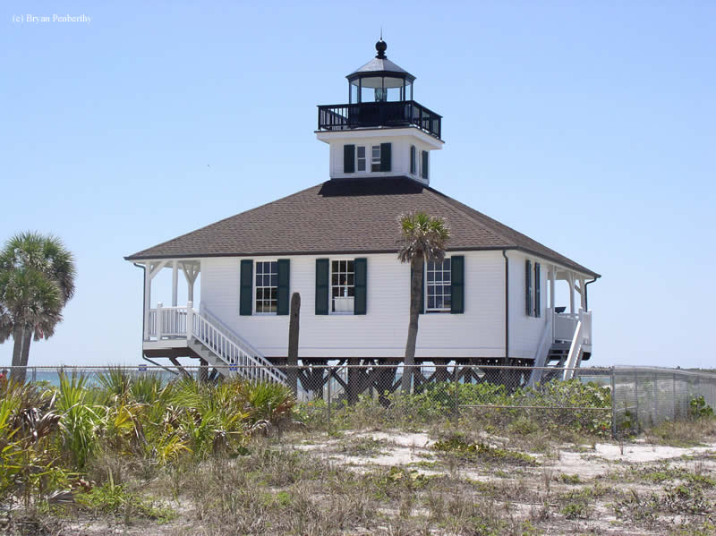 Photo of the Port Boca Grande (Gasparilla Island) Lighthouse.