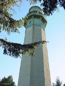 Upper portion of the Grays Harbor Lighthouse.