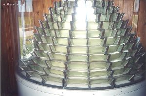 PRE MOVE: Prisms from the Fresnel lens.
