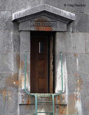 Door to Minot's Ledge Lighthouse
