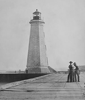 1837 Oswego Lighthouse (Courtesy National Archives)