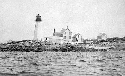 National Archives Photo of the 1851 Annisquam Lighthouse