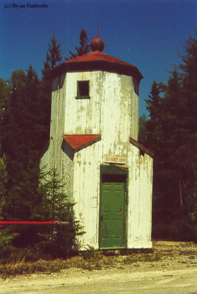 Photo of the Presque Isle Front Range Lighthouse.
