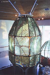 First-order Fresnel lens from the Cape Canaveral light. It was used from 1868 to 1993.