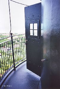 Door to the inside of the tower.