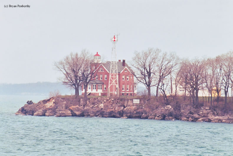Photo of the South Bass Island Lighthouse.