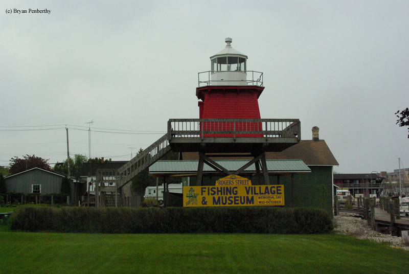 Photo of the Two Rivers Lighthouse.