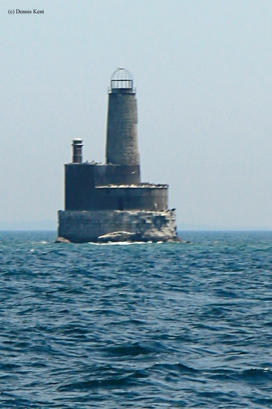 Photo of the Waugoshance Lighthouse.
