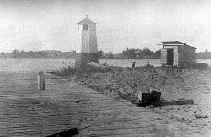 1885 Sodus Bay inner lighthouse.