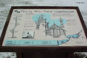Thirty Mile Point sign.