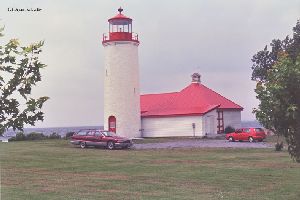 Lighthouse and barn.