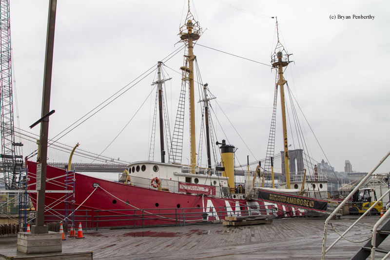 Photo of the Ambrose Lightship (LV-87/WAL-512).