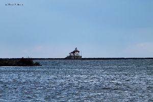The lighthouse from the harbor.
