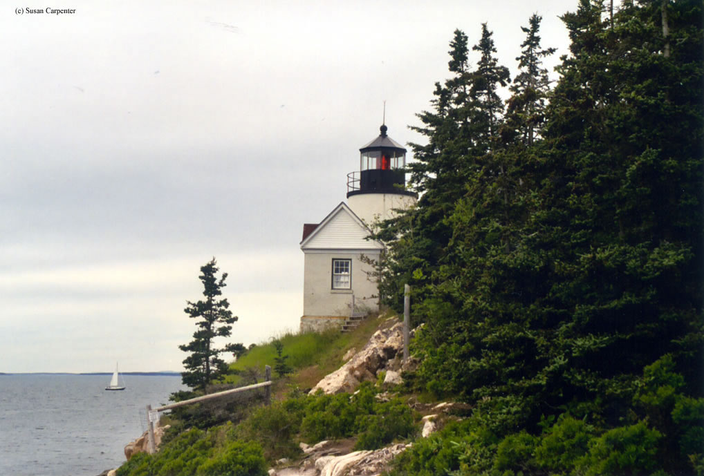 Photo of the Bass Harbor Head Lighthouse.