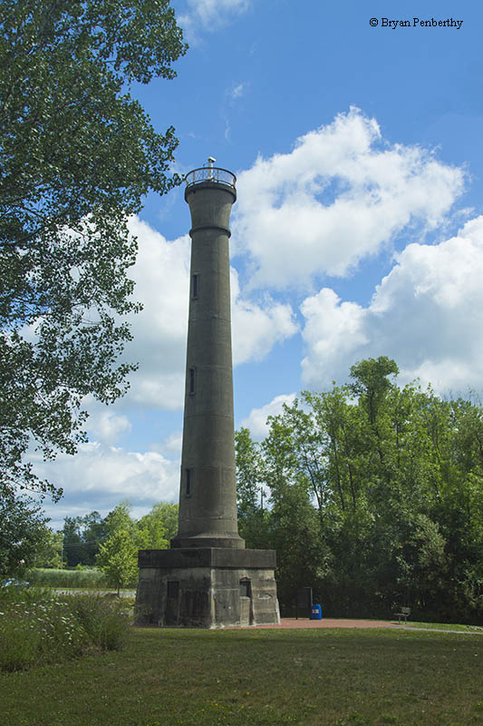 Photo of the Brewerton Rear Range Lighthouse.
