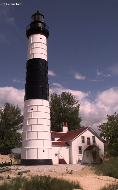 Photo of the Big Sable Point Lighthouse.