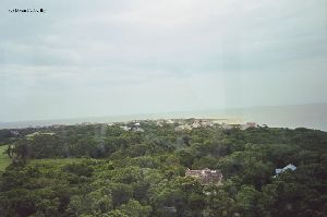 View from the top of the lighthouse.
