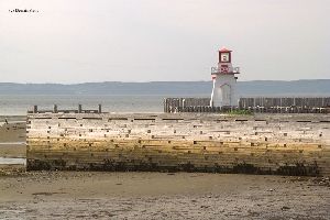 The lighthouse when the tide is out.