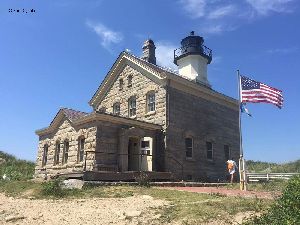 The Block Island North Lighthouse.