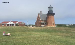 The Block Island Southeast Lighthouse.