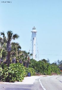 The lighthouse from the street.