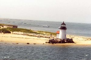 Very nice shot of Brant Point from the water.