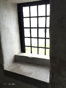 One of the windows in the Buffalo Main Lighthouse.