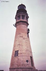 Close up of the Buffalo Main Light.