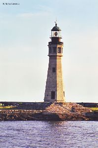 Lighthouse across the Buffalo River.