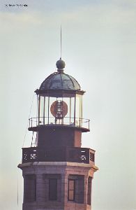 Close up of the lens.