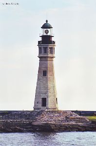 Beautiful shot of the Buffalo Main Lighthouse.