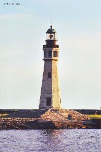 Beautiful shot of the Buffalo Main Lighthouse.