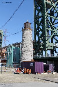 The tower by the bridge.