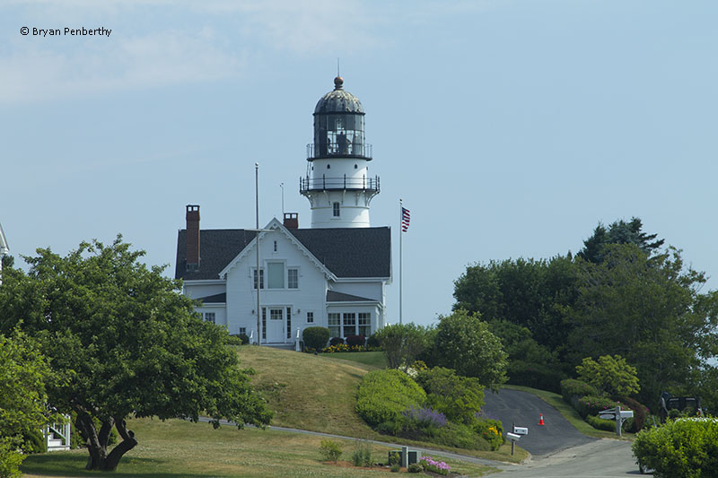 Photo of the Cape Elizabeth Lighthouse.