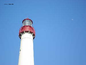 The tower and the moon.