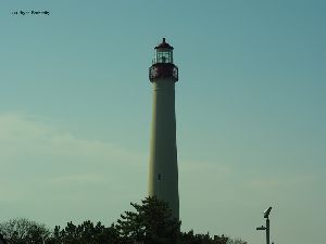Pure blue sky behind the tower.