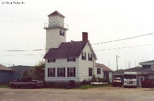 Back / side view of the lighthouse.
